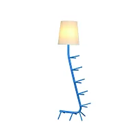 Торшер Centipede 7257 Mantra  белый 1 лампа, основание синее в стиле современный

